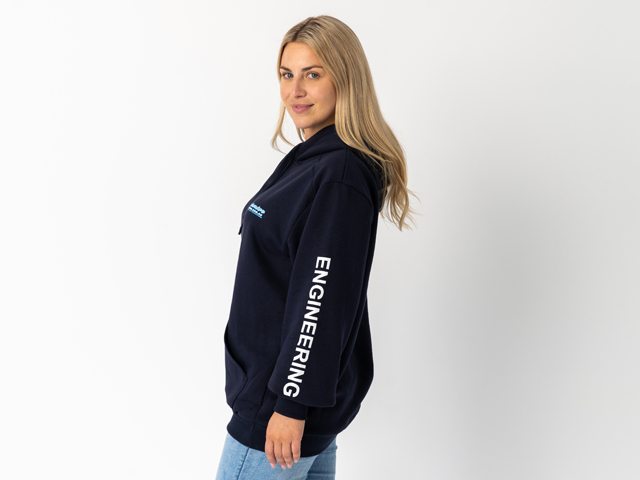 Superior Unisex Hoodie Navy with Sleeve Logo (Each) - SUP-HOODIE-LOGO-U-NAVY-XXX